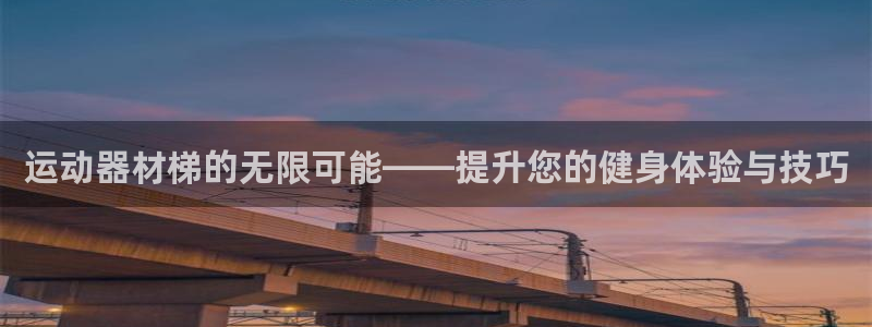 意昂4官网：运动器材梯的无限可能——提升您的健身体验与技巧